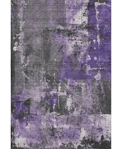 Addison Mayfield Amf1839 3' X 5' Area Rug In Purple