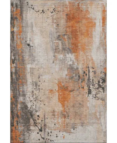 Addison Mayfield Amf1840 3' X 5' Area Rug In Orange