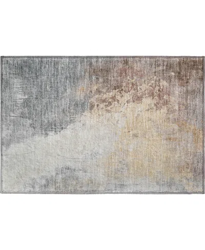 Addison Mayfield Amf1842 1'8" X 2'6" Area Rug In Brown