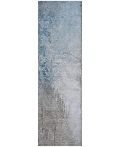 Addison Mayfield Amf1842 2'3" X 7'6" Runner Area Rug In Blue