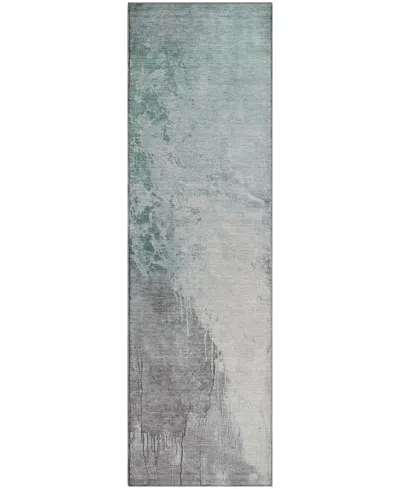 Addison Mayfield Amf1842 2'3" X 7'6" Runner Area Rug In Green