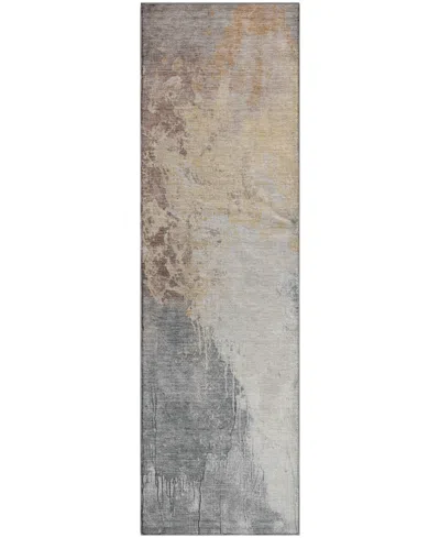 Addison Mayfield Amf1842 2'3" X 7'6" Runner Area Rug In Gray