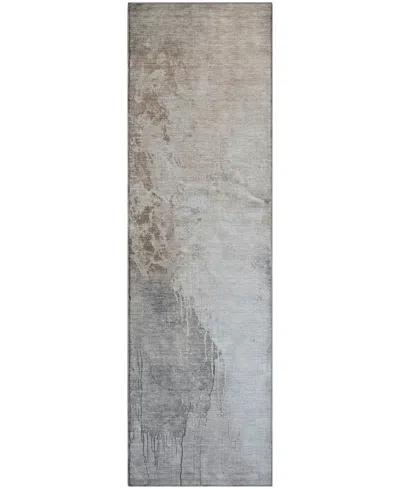 Addison Mayfield Amf1842 2'3" X 7'6" Runner Area Rug In Gray