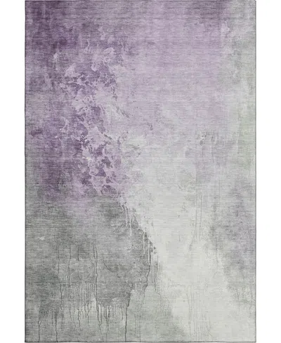 Addison Mayfield Amf1842 3' X 5' Area Rug In Purple