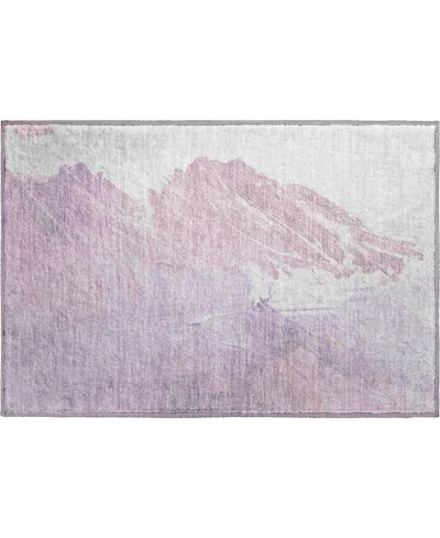 Addison Mayfield Amf1843 1'8" X 2'6" Area Rug In Purple