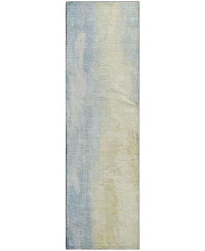Addison Mayfield Amf1844 2'3" X 7'6" Runner Area Rug In Blue