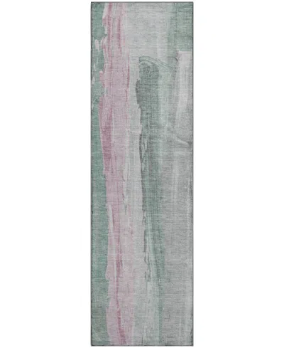 Addison Mayfield Amf1845 2'3" X 7'6" Runner Area Rug In Green