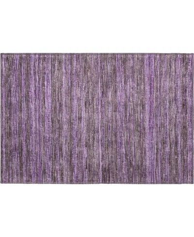 Addison Mayfield Amf1846 1'8" X 2'6" Area Rug In Purple