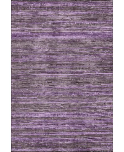 Addison Mayfield Amf1846 3' X 5' Area Rug In Purple