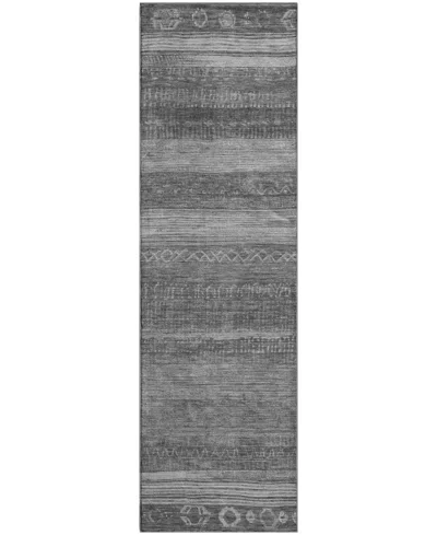 Addison Mayfield Amf1847 2'3" X 7'6" Runner Area Rug In Gray