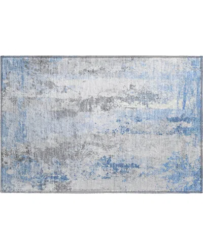 Addison Mayfield Amf1848 1'8" X 2'6" Area Rug In Blue
