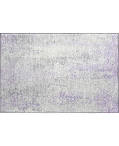 Addison Mayfield Amf1848 1'8" X 2'6" Area Rug In Purple