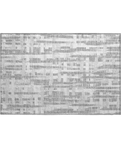Addison Mayfield Amf1849 1'8" X 2'6" Area Rug In Gray