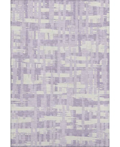 Addison Mayfield Amf1849 5' X 7'6" Area Rug In Purple