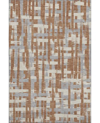 Addison Mayfield Amf1849 5' X 7'6" Area Rug In Brown
