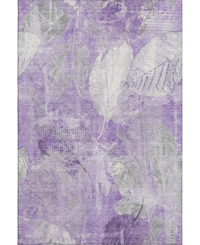 Addison Mayfield Amf1850 10' X 14' Area Rug In Purple