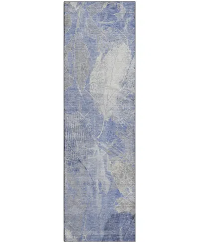Addison Mayfield Amf1850 2'3" X 7'6" Runner Area Rug In Blue