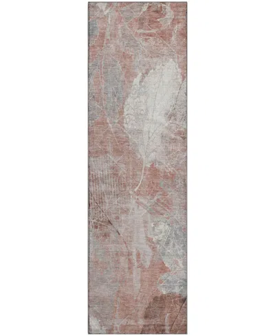 Addison Mayfield Amf1850 2'3" X 7'6" Runner Area Rug In Pink