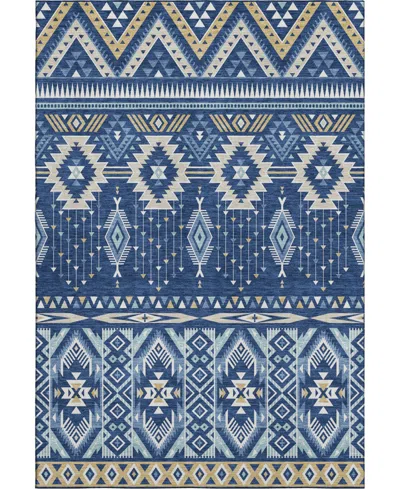 Addison Mayfield Amf1851 3' X 5' Area Rug In Blue