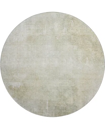 Addison Mayfield Amf1852 8' X 8' Round Area Rug In Neutral