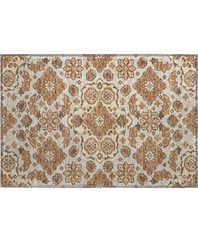 Addison Mayfield Amf1853 1'8" X 2'6" Area Rug In Brown