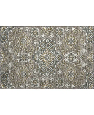 Addison Mayfield Amf1853 1'8" X 2'6" Area Rug In Brown