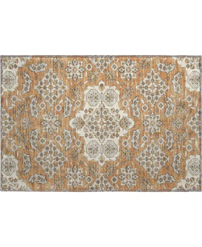 Addison Mayfield Amf1853 1'8" X 2'6" Area Rug In Brown