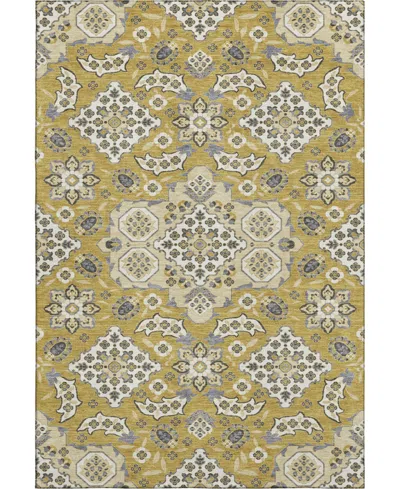 Addison Mayfield Amf1853 5' X 7'6" Area Rug In Yellow