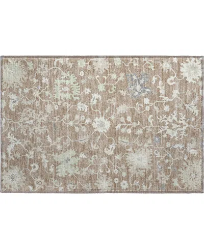 Addison Mayfield Amf1854 1'8" X 2'6" Area Rug In Brown