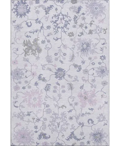 Addison Mayfield Amf1854 2'6" X 3'10" Area Rug In Purple