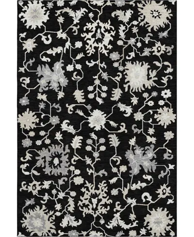 Addison Mayfield Amf1854 5' X 7'6" Area Rug In Black