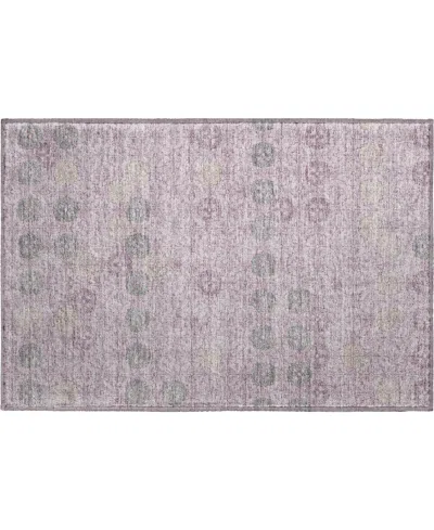Addison Mayfield Amf1855 1'8" X 2'6" Area Rug In Purple