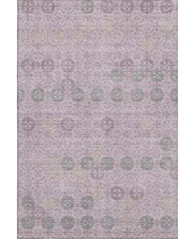 Addison Mayfield Amf1855 3' X 5' Area Rug In Purple
