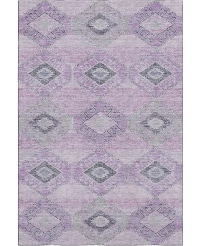 Addison Mayfield Amf1857 2'6" X 3'10" Area Rug In Purple