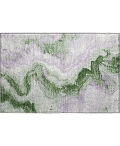 Addison Mayfield Amf1862 1'8" X 2'6" Area Rug In Green