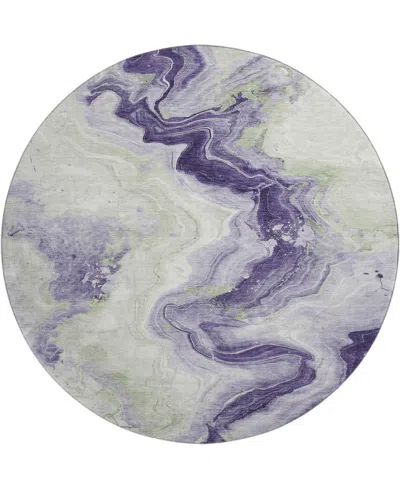 Addison Mayfield Amf1862 8' X 8' Round Area Rug In Multi