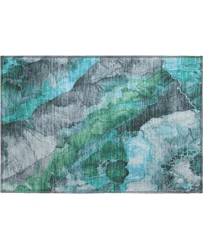 Addison Mayfield Amf1864 1'8" X 2'6" Area Rug In Blue