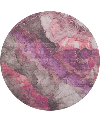 Addison Mayfield Amf1864 8' X 8' Round Area Rug In Multi