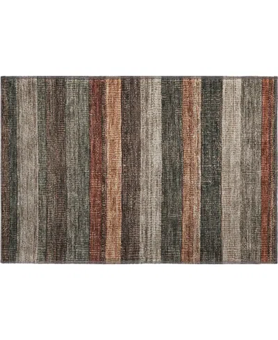 Addison Mayfield Amf1865 1'8" X 2'6" Area Rug In Brown
