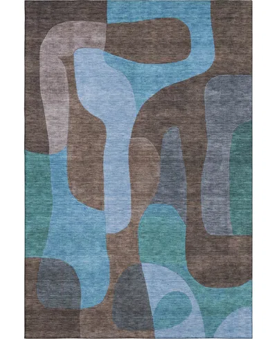 Addison Mayfield Amf1867 3' X 5' Area Rug In Brown