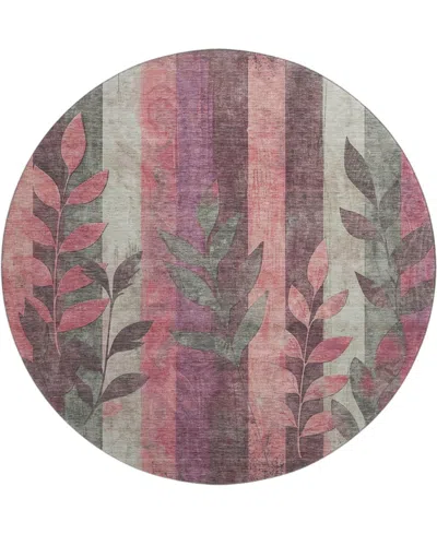 Addison Mayfield Amf1871 8' X 8' Round Area Rug In Multi