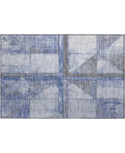Addison Mayfield Amf1876 1'8" X 2'6" Area Rug In Blue