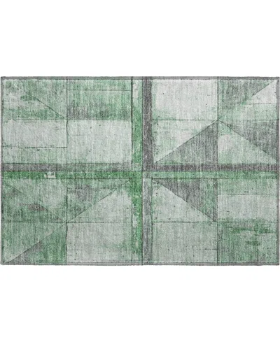 Addison Mayfield Amf1876 1'8" X 2'6" Area Rug In Green