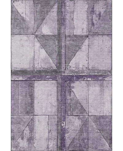 Addison Mayfield Amf1876 8' X 10' Area Rug In Purple
