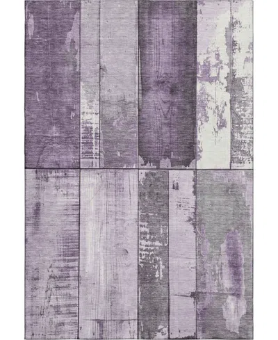Addison Mayfield Amf1877 3' X 5' Area Rug In Purple