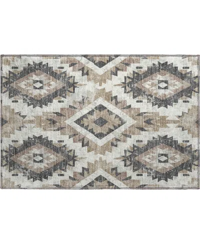 Addison Mayfield Amf1878 1'8" X 2'6" Area Rug In Brown