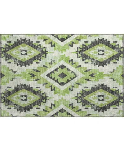 Addison Mayfield Amf1878 1'8" X 2'6" Area Rug In Green