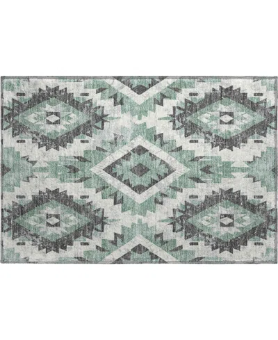 Addison Mayfield Amf1878 1'8" X 2'6" Area Rug In Green