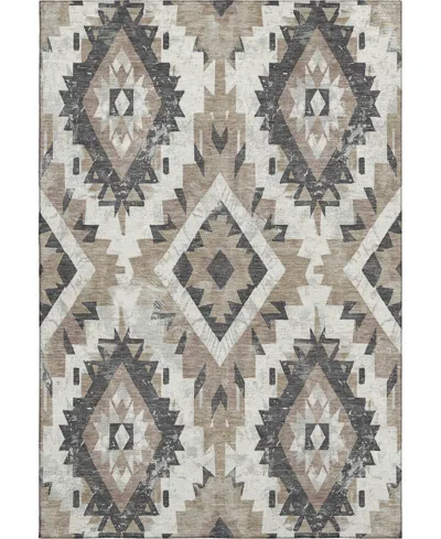 Addison Mayfield Amf1878 2'6" X 3'10" Area Rug In Brown