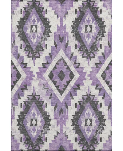 Addison Mayfield Amf1878 8' X 10' Area Rug In Purple